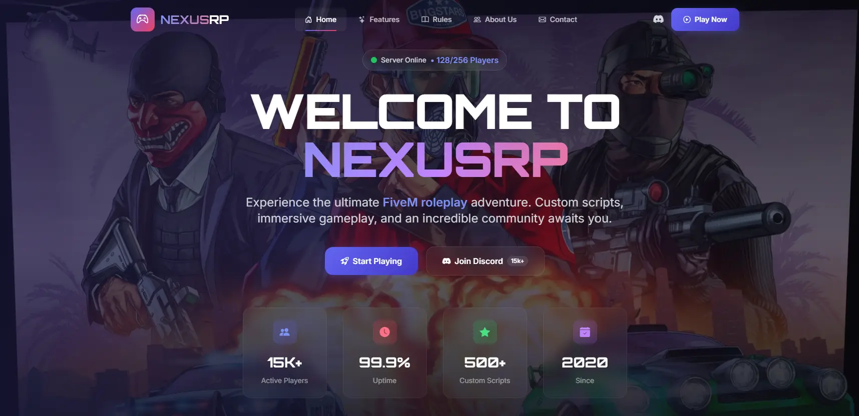 [CMS] NexusRP FiveM Applications + Theme