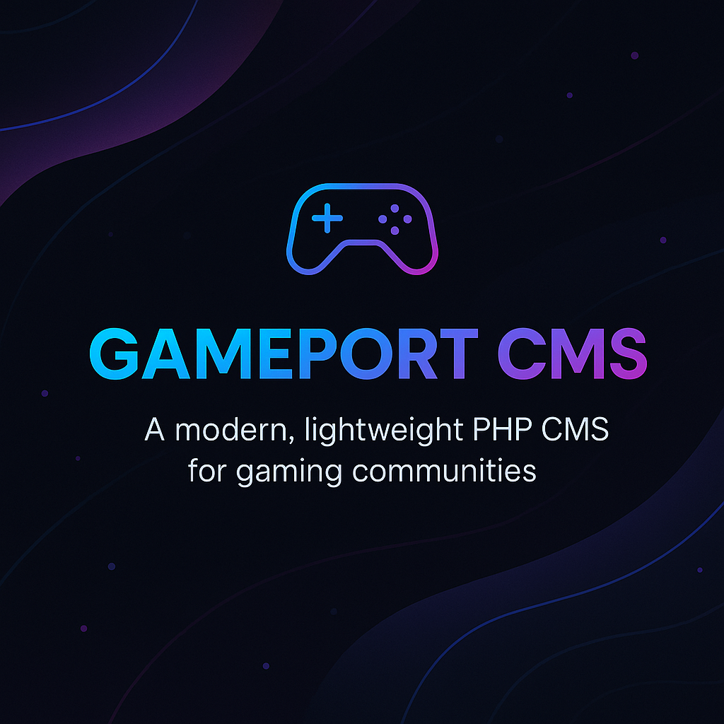 GamePort - Gaming Landing Page (Portal)